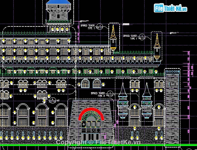 Bản cad thiết kế,cad mẫu nhà,nhà casino